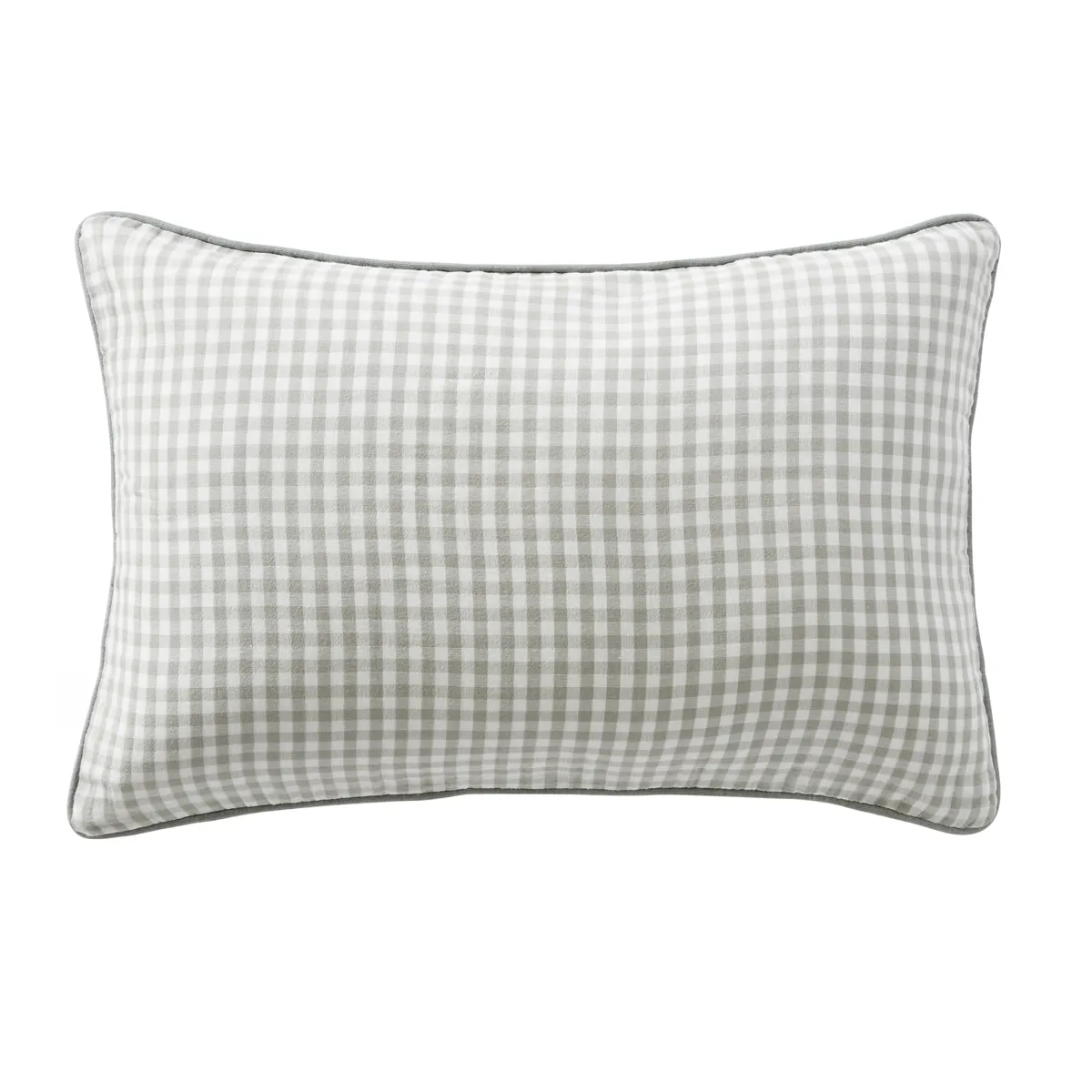 Cuscino rettangolare in garza di cotone (40 x 60 cm) Vickie Verde eucalipto