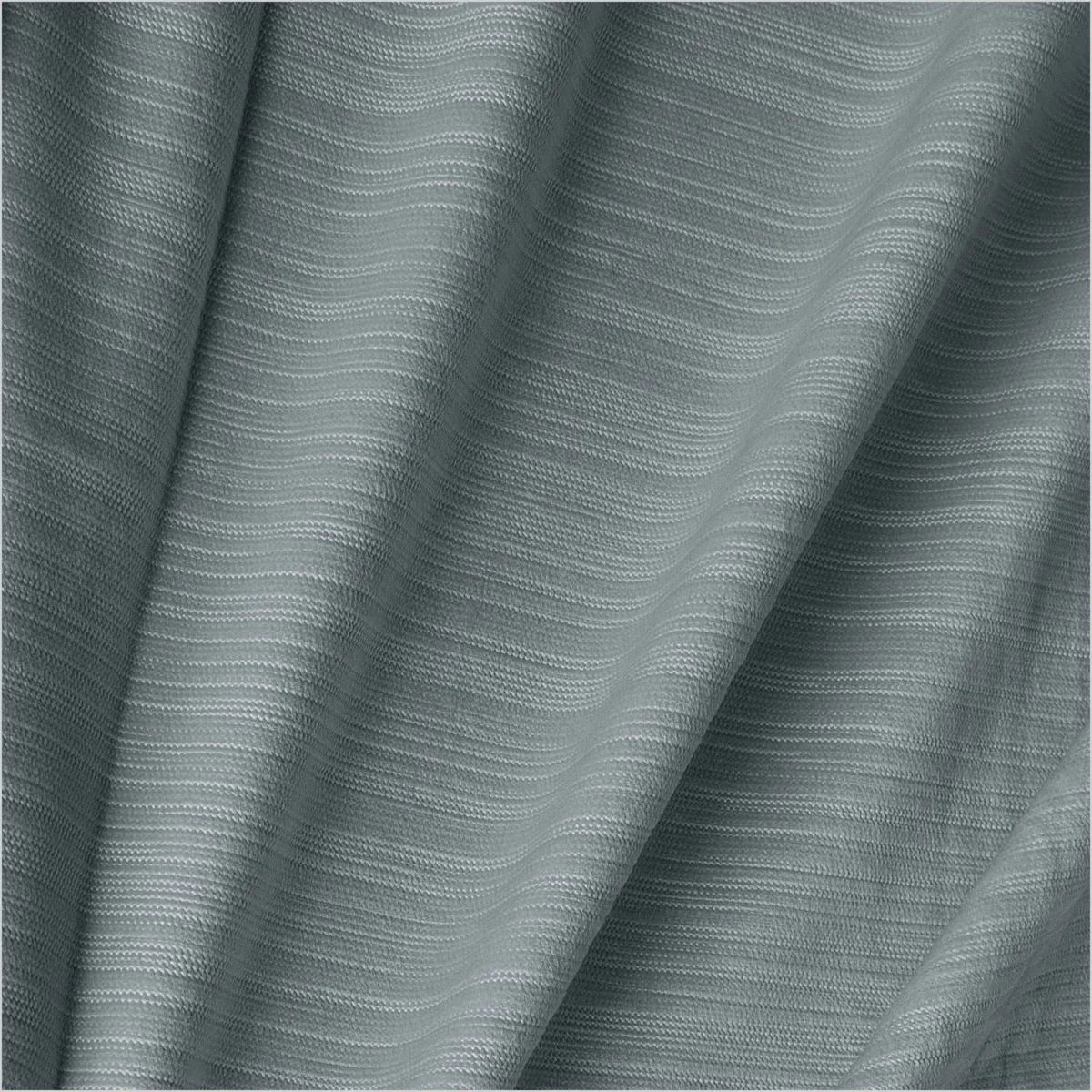 Tenda in velluto martellato con passanti nascosti (140 x 240 cm) Maela Grigio blu