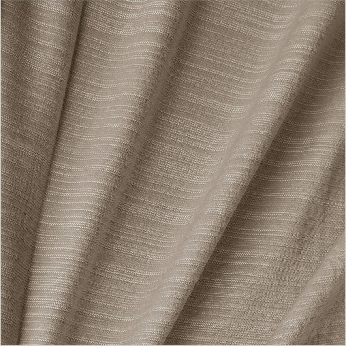 Tenda in velluto goffrato con passanti nascosti (180 x 260 cm) Maela Tortora