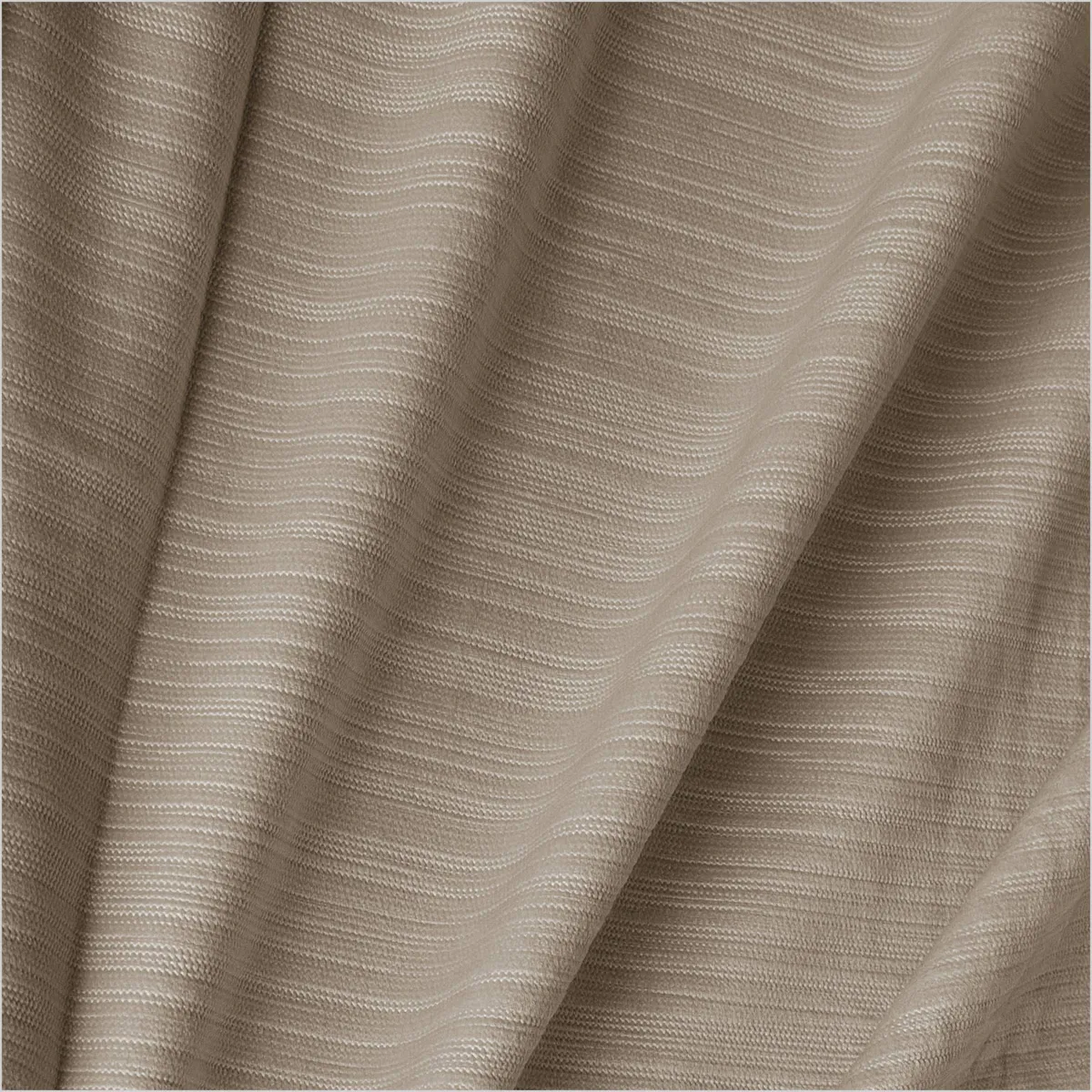 Tenda in velluto goffrato con passanti nascosti (140 x 240 cm) Maela Tortora