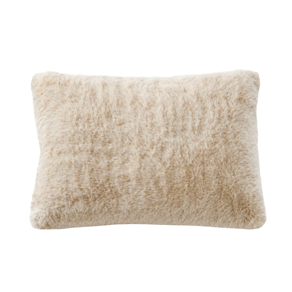 Cuscino rettangolare in pelliccia sintetica (40 x 60 cm) Finn Ecru