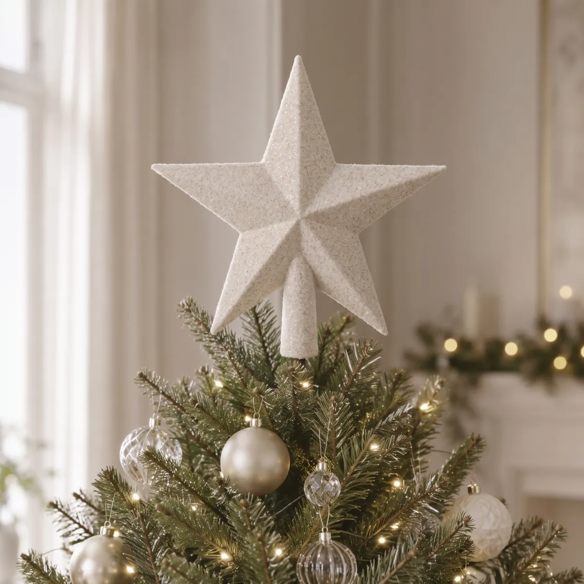 Cimier de sapin Alpine Blanc laine