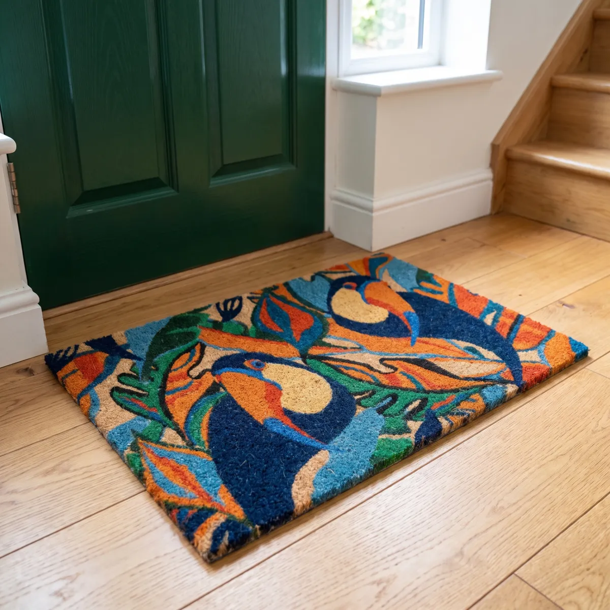 Paillasson Coco (40 x 60 cm) Toucan Multicolore