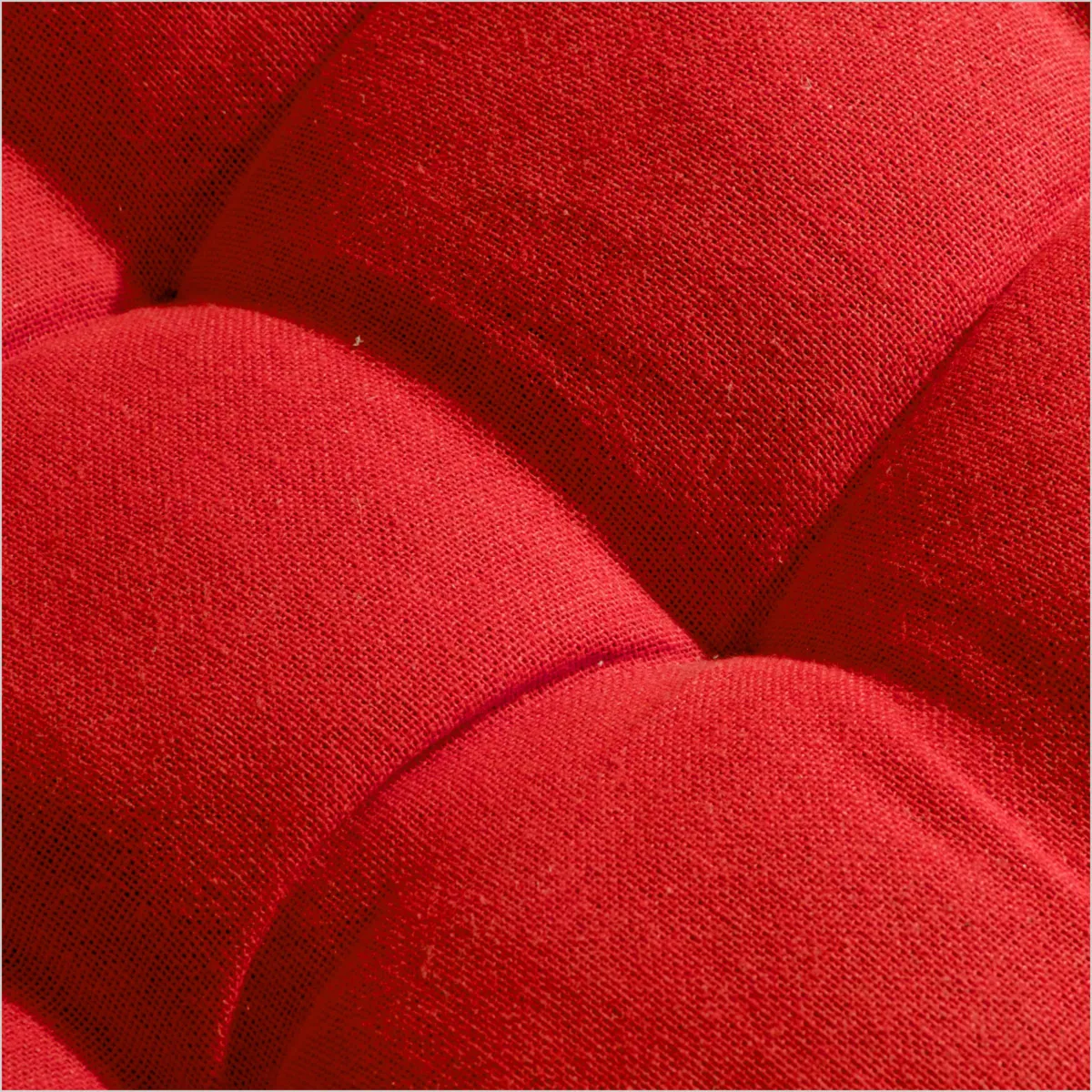 Cojín de silla cuadrado en algodón (40 x 40 cm) Pixel Rojo