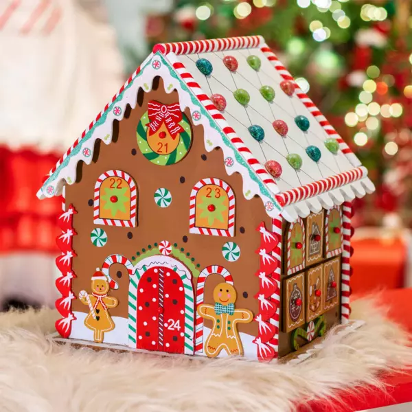 Adventskalender H�tte Naturfarben