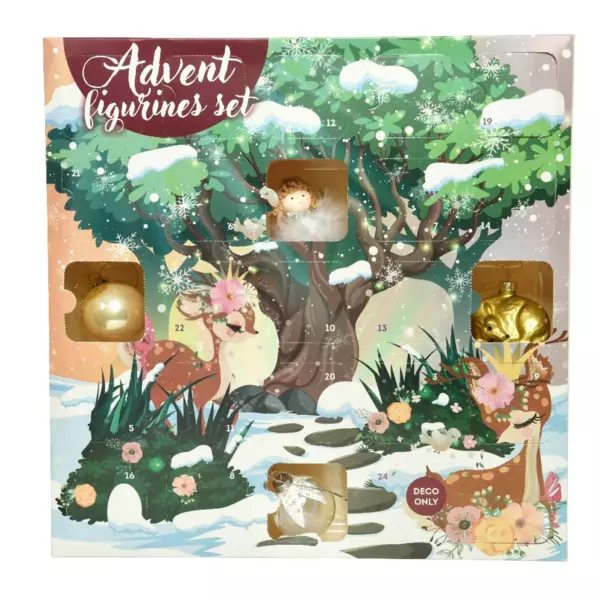 Calendrier de l'Avent décorations incluses