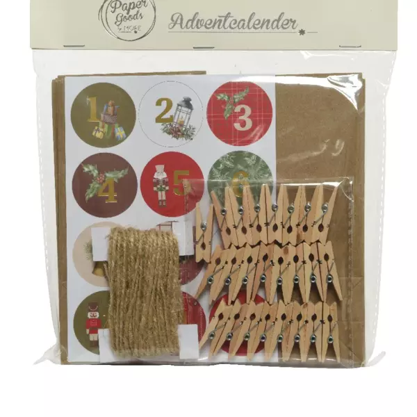 Calendario de Adviento para hacer por ti mismo guirlande Oro