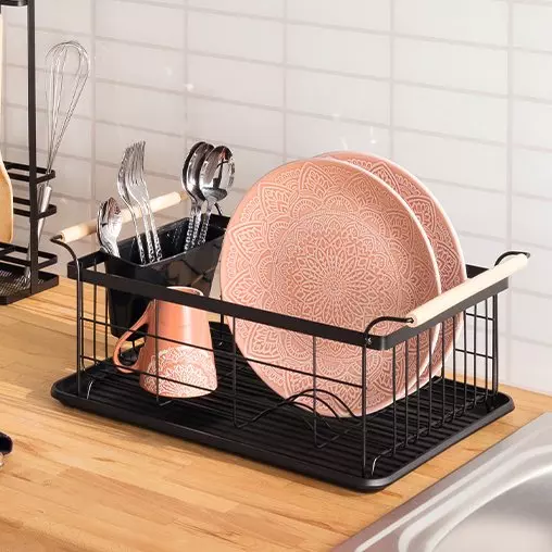 Soporte de goteo Blackwood Negro