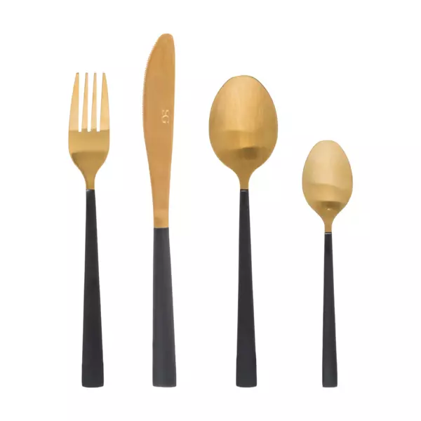 Besteckset 16-tlg aus Edelstahl Jungle Gold