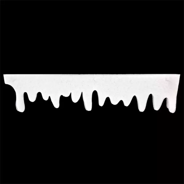 Kerst raamdecoratie Slinger druipende sneeuw