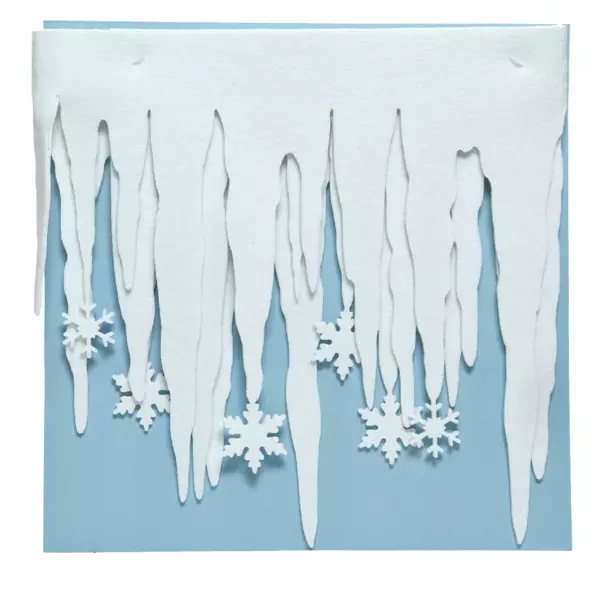 Kerst raamdecoratie Stalactites