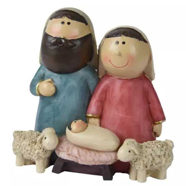 Les 5 petits santons (Hauteur 11 cm) de Ronnie