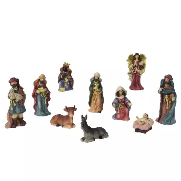 De 10 figurer (H�jde 13 cm) af Emile
