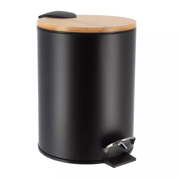 Cestino a pedale con chiusura rallentata Timeless Nero