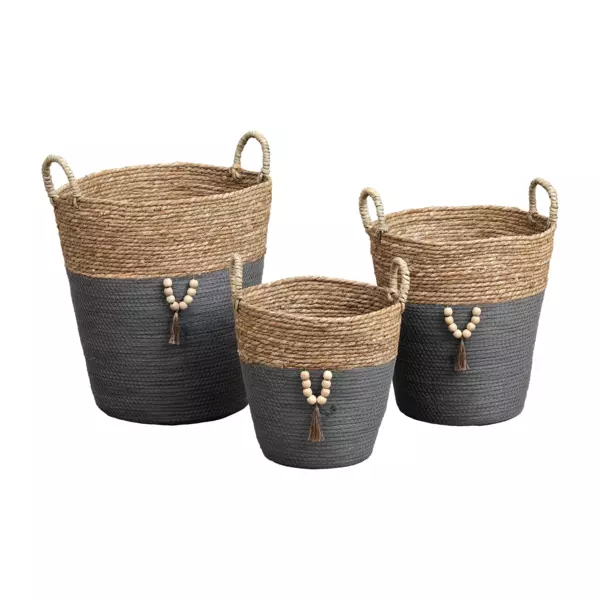 S�t af 3 vasket�jskurve (H45 cm) Jya Gr�