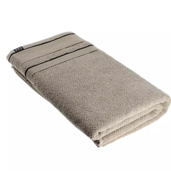 Asciugamano (90 x 150 cm) Black Line Grigio spago / nero