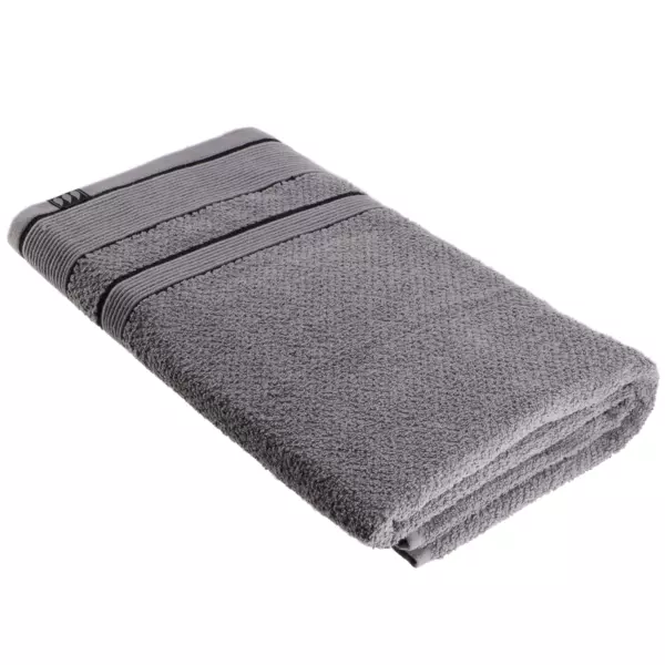 Asciugamano (90 x 150 cm) Black Line Grigio / nero