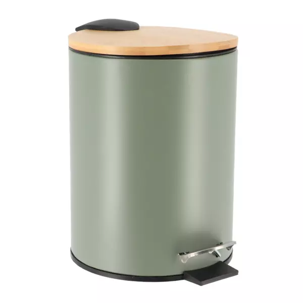 Treteimer mit Absenkautomatik Timeless Khaki