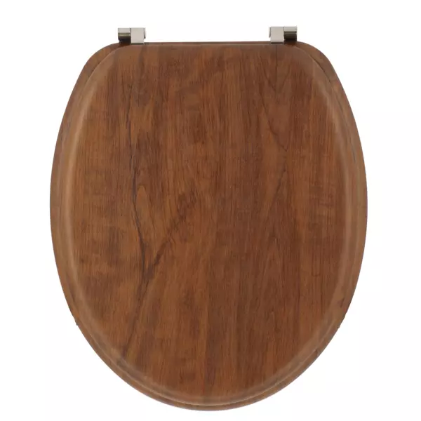 Toiletbril imitatie Bruin Hout