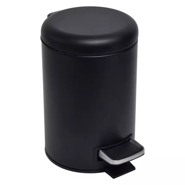 Poubelle � p�dale Addax Noir mat