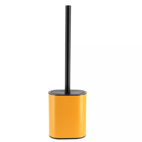 Toilettenb�rst mit flachem Kopfb�rste Black Line Ockergelb/Schwarz