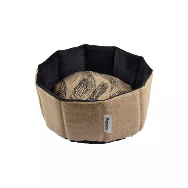 Cesta per cane e gatto rotonda Bahia D50 cm Nero