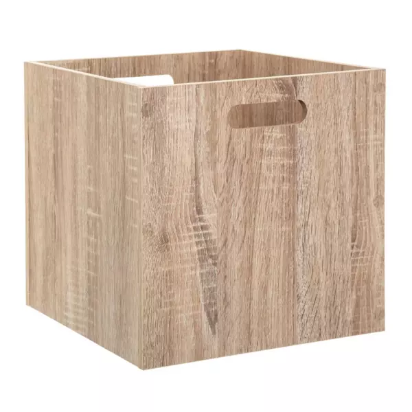 Boite de rangement (31 x 31 x 31 cm) Mano bois Naturel