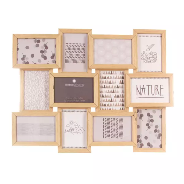 P�le-m�le 12 billeder (10 x 15 cm) Natur Tr�
