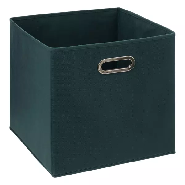 Opbergbox (31 x 31 cm) Helena Petrol blauw