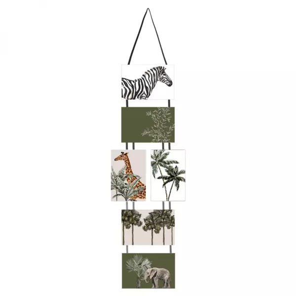 Fotolijst voor 6 foto's HV (10 x 15) Message Zwart