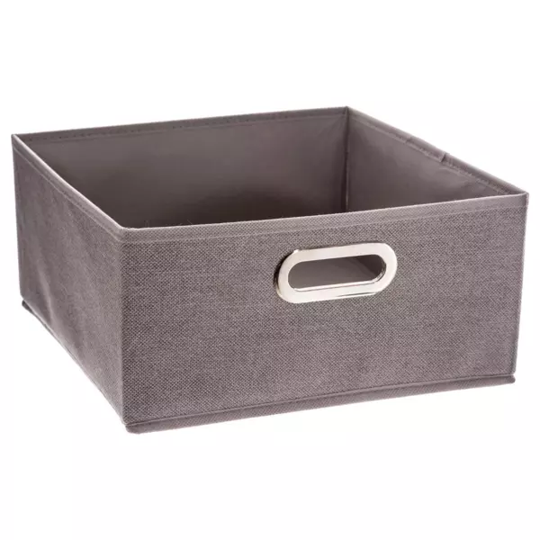 Panier de rangement pliable (31 x 15 cm) Helena Gris clair