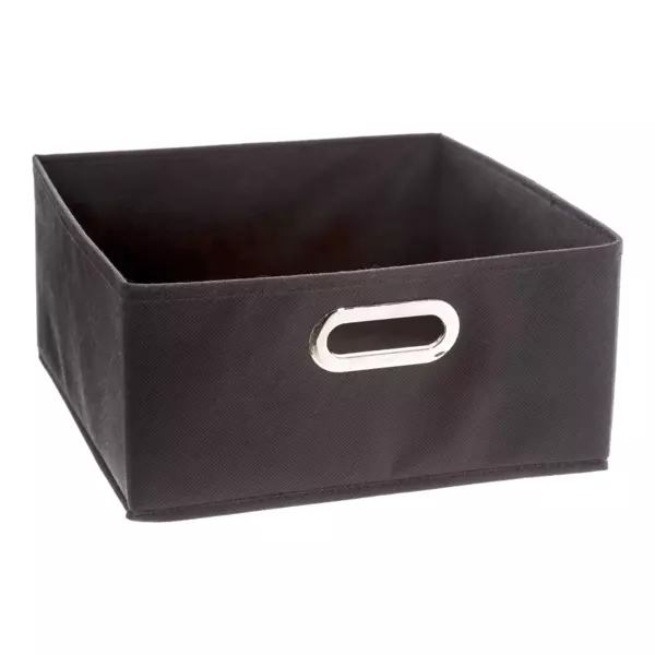 Panier de rangement pliable (31 x 15 cm) Helena Gris anthracite