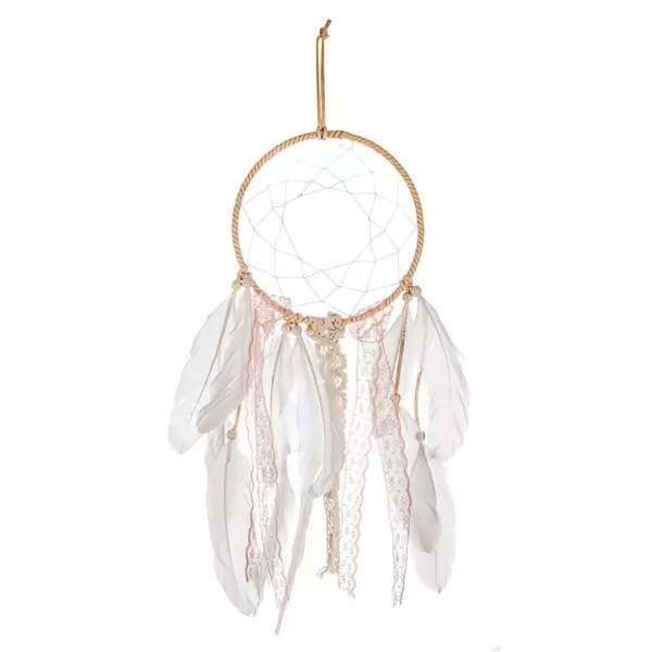 V�gdreamcatcher (L60 cm) Lace Hvid
