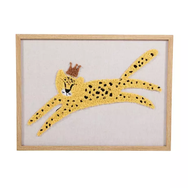 B�rnev�gkunst (30 x 40 cm) Gepard Gul
