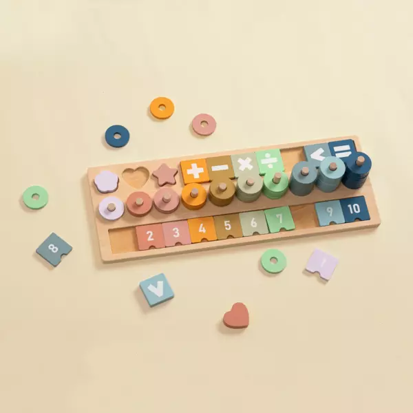 Lernpuzzle Num�ros Mehrfarbig