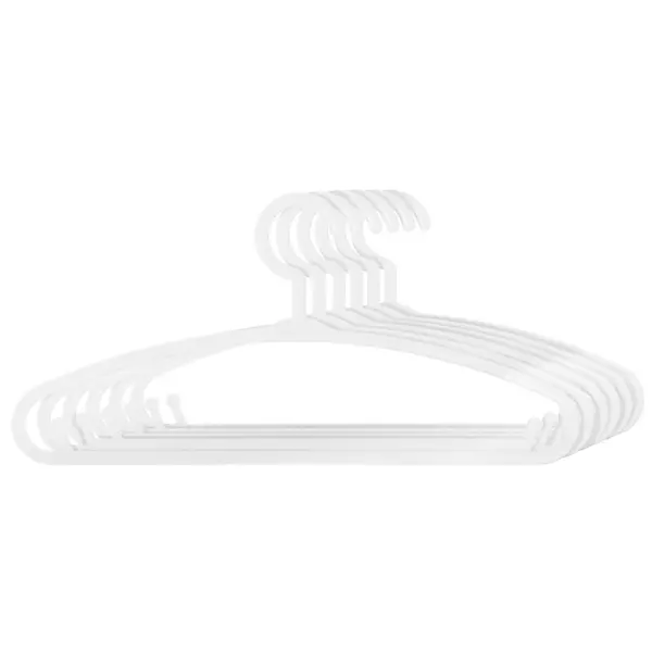 6er Set Kleiderb�gel Eddy Wei�