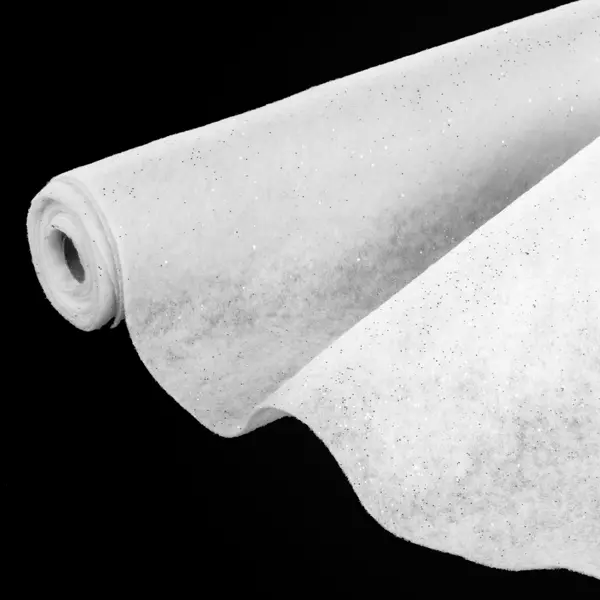 Tappeto di neve rettangolare con paiillettes L300 cm