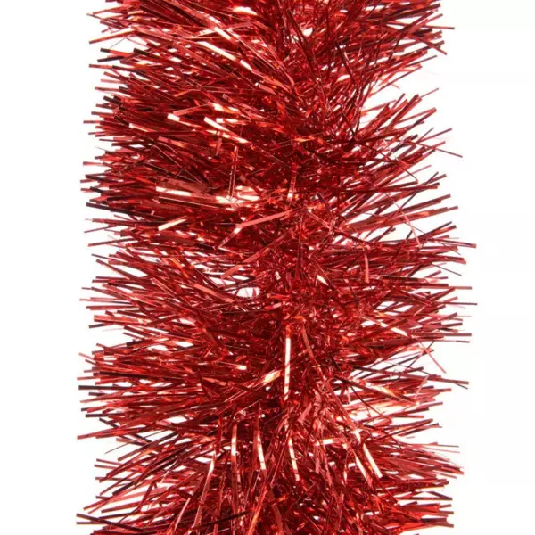 Lametta-Girlande (D10 cm) Alpin Luxe Rot