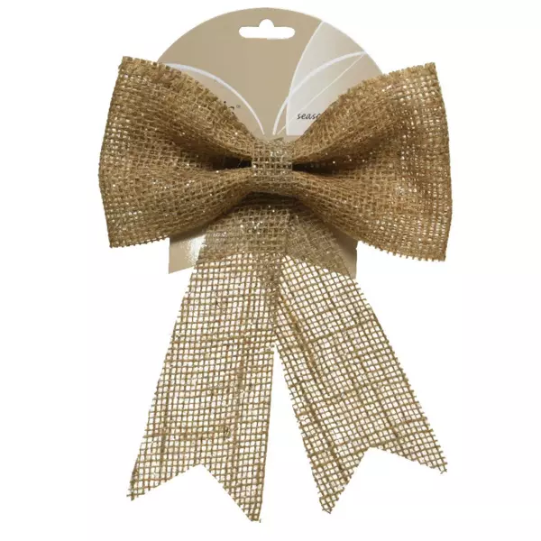 Grand noeud de No�l (H24 cm) Tresor Naturel