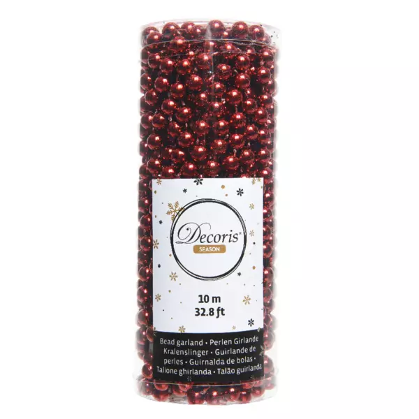 Guirlande de perle (10 m) Alpine Rouge