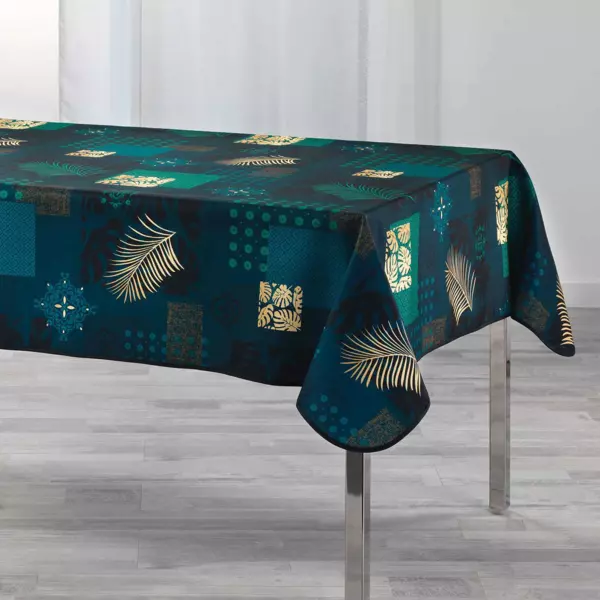 Nappe rectangulaire (150 x 240 cm) Oreane Bleue