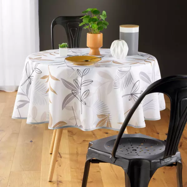 Rund dug med pletafvisende behandling (D180 cm) Miraline Gr�