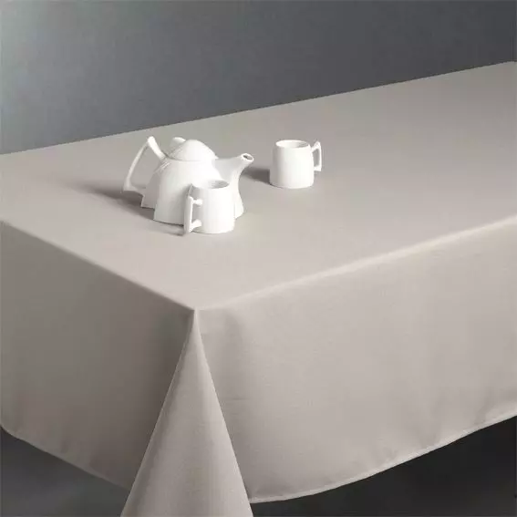 Rechteckige Tischdecke (L300 cm) mit Fleckschutz Lina Beige