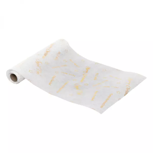 Camino de mesa Message Blanco