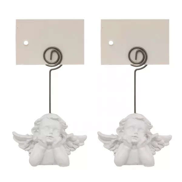 Set di 2 segnaposto Ch�rubin Bianco