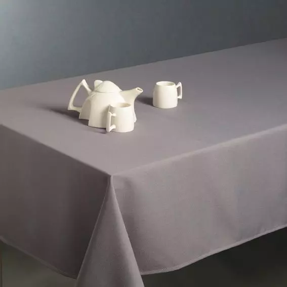 Rechteckige Tischdecke (L300 cm) mit Fleckschutz Lina Grau