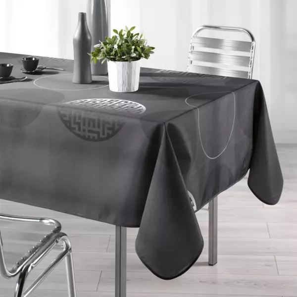 Rechthoekig Tafelkleed (L240 cm) Kosmo Antraciet