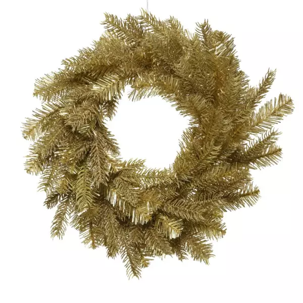Julekrans (D50 cm) Tiffany Guld