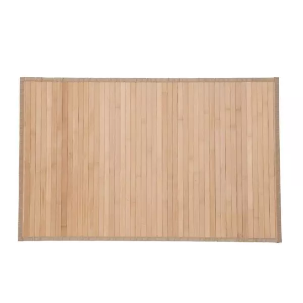 T�ppe med bambuslameller (50 x 80 cm) Naturlig
