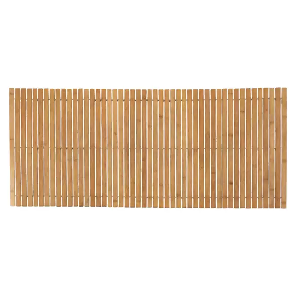 Badmat van latjes oprolbaar bamboe (120 x 50 cm) Leo Beige